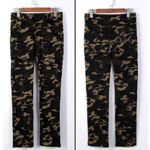 Skinny Casual Military Women Pants Camouflage Slim Overalls Army Skinny Pencil pants