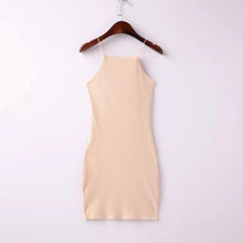 Style Women Bodycon American App Slim Sleeveless Casual Straps Dresses 5 Color