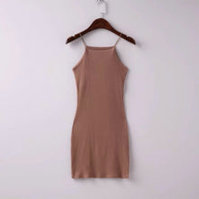 Style Women Bodycon American App Slim Sleeveless Casual Straps Dresses 5 Color