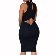 Lady Sleeveless Bodycon Bandage Dress Elastic Party Night Club Wear Dress XL