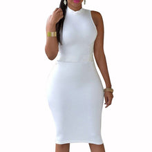 Lady Sleeveless Bodycon Bandage Dress Elastic Party Night Club Wear Dress XL