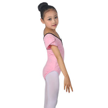 Girls Vestidos Children Short Sleeve Dance Clothing Ballet Dress Kids Ethnic Clothes Costumes LY5