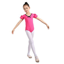 Girls Vestidos Children Short Sleeve Dance Clothing Ballet Dress Kids Ethnic Clothes Costumes LY5