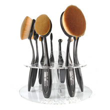 Beautiful Round Makeup Brushes Drying Holder Acrylic Portable Dry Brush Bracket Exquisite Beauty Tools