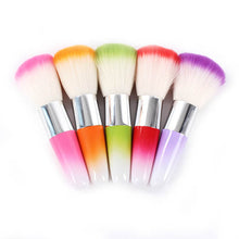 Nail Art Dust Remover Brush Cleaner Acrylic UV Gel Rhinestones Makeup Brushes Tools