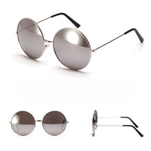 Overd Round Sunglasses Women Mirrored Lens Metal Frame Eyewear Sun Glasses Brand Designer Oculos Feminino
