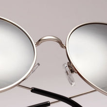Overd Round Sunglasses Women Mirrored Lens Metal Frame Eyewear Sun Glasses Brand Designer Oculos Feminino