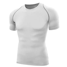 Men T Shirts Tops Tights Fitness Base Layer Tops Short Sleeve O-Neck Compression T Shirts