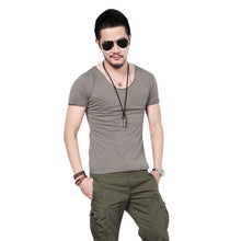 Men's tops v-neck t shirts shorts Sleeve impressive Style Casual T-shirt 5 Color Y4