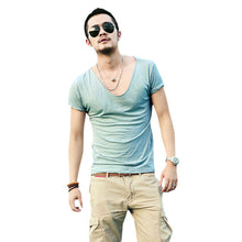 Men's tops v-neck t shirts shorts Sleeve impressive Style Casual T-shirt 5 Color Y4