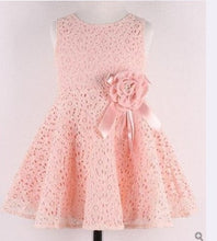 Baby Girls Party Lace Dress Bow Princess Dresses 3 Colors Children Kids Noble Fairy Clothes