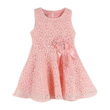 Baby Girls Party Lace Dress Bow Princess Dresses 3 Colors Children Kids Noble Fairy Clothes