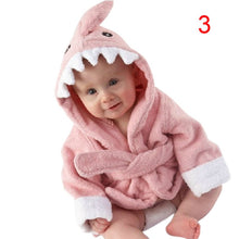 Cotton Hooded Animal Baby Bath Robe Cartoon Warm Towel Character Kids Bathrobe Infant Towels