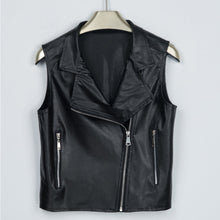 Women Faux Soft Leather Motorcycle Jackets Pu Black Zippers Casual Coat Slim Outwear