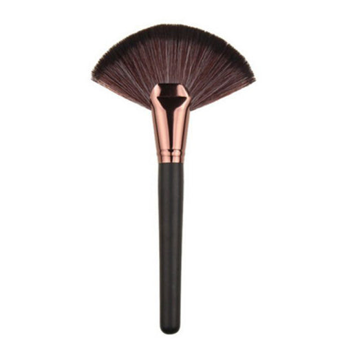 Pro Fan Shape Blush Make Up Brushes Tool Face Powder Soft Foundation Blending Cosmetic Brusher Pincel Maquiagem