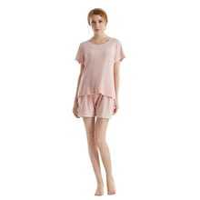 Soft Bamboo Jersey Light Weight Tee and Shorts Pajama Sets