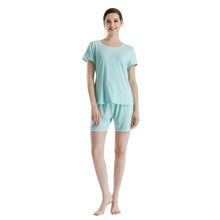Soft Bamboo Jersey Light Weight Tee and Shorts Pajama Sets