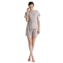 Soft Bamboo Jersey Light Weight Tee and Shorts Pajama Sets