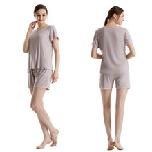 Soft Bamboo Jersey Light Weight Tee and Shorts Pajama Sets