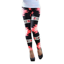 Women Plus  Tribal Aztec Printed Leggings 9 Colors Long Soft