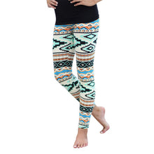 Women Plus  Tribal Aztec Printed Leggings 9 Colors Long Soft