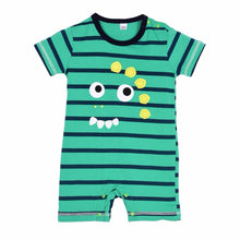 born Baby Cotton Boy Girls Totoro Striped Rompers One-piece Jumpsuits Infant Clothing 0-24Months