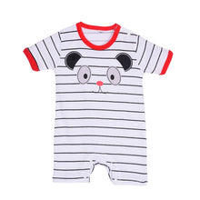 born Baby Cotton Boy Girls Totoro Striped Rompers One-piece Jumpsuits Infant Clothing 0-24Months