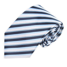 est Classic Stripes Skinny Jacquard Woven Silk Men's Tie Necktie Wedding Party P16