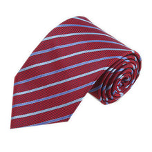 est Classic Stripes Skinny Jacquard Woven Silk Men's Tie Necktie Wedding Party P16