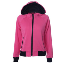 Plus  Women Casual Solid Hoodies Lapel Hooded  Sweatshirts Pullovers Turn-down Collar With Hat
