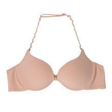 Sexy Women Front Closure Push Up Bra Seamless Underwear Halter-Neck Invisible Bras