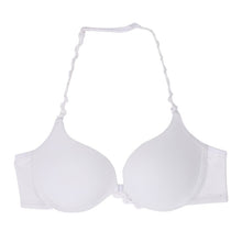 Sexy Women Front Closure Push Up Bra Seamless Underwear Halter-Neck Invisible Bras