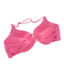 Sexy Women Front Closure Push Up Bra Seamless Underwear Halter-Neck Invisible Bras