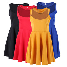 Sexy Women Slim Lace Sheer Sleeveless Evening Clubbing Party Mini Dress