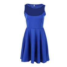 Sexy Women Slim Lace Sheer Sleeveless Evening Clubbing Party Mini Dress