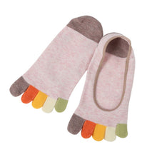 Womens Socks Cotton Meias Five Finger Socks Casual Breathable Calcetines Toe Socks