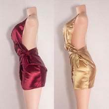 Woman Sleeveless Club Dress Short Sexy Dresses Bandage Deep V- Neck Dress