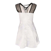 Women Chiffon Casual Dress Print Sleeveless Print Bodycon V Neck Elastic Waist Bohemian Beach Dresses