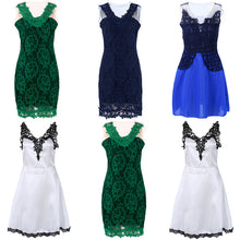 Women's Bodycon Casual Party Cocktail Lace Short Mini Dress