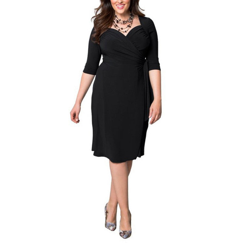 Women's Overd Dress Long Sleeve Dress Cocktail Party Dress Plus