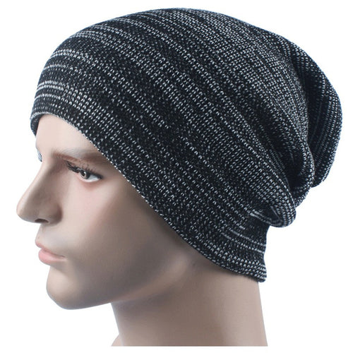 Beanies Hats for Women Men Warm Knitted Wool Cap Bonnet Femme