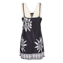 Women Sunflower Print Dress Floral Ethnic Casual Dresses Boho Sunflower Animal Dress