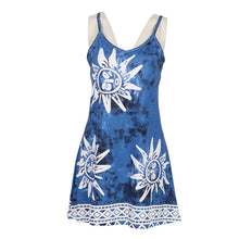 Women Sunflower Print Dress Floral Ethnic Casual Dresses Boho Sunflower Animal Dress