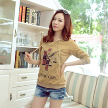 Women's Hoodie Clothing Pullover Jumper Clock Print Tops Shirt Blouse Sweatshirt