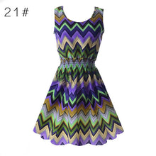 21 Colors  Sexy Women's Tank Chiffon Beach Dress Sleeveless Floral Mini Dresses