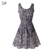 21 Colors  Sexy Women's Tank Chiffon Beach Dress Sleeveless Floral Mini Dresses