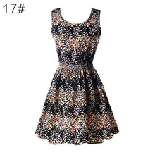 21 Colors  Sexy Women's Tank Chiffon Beach Dress Sleeveless Floral Mini Dresses