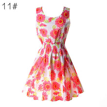 21 Colors  Sexy Women's Tank Chiffon Beach Dress Sleeveless Floral Mini Dresses