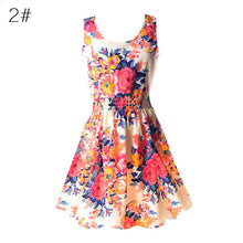 21 Colors  Sexy Women's Tank Chiffon Beach Dress Sleeveless Floral Mini Dresses