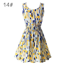 21 Colors  Sexy Women's Tank Chiffon Beach Dress Sleeveless Floral Mini Dresses